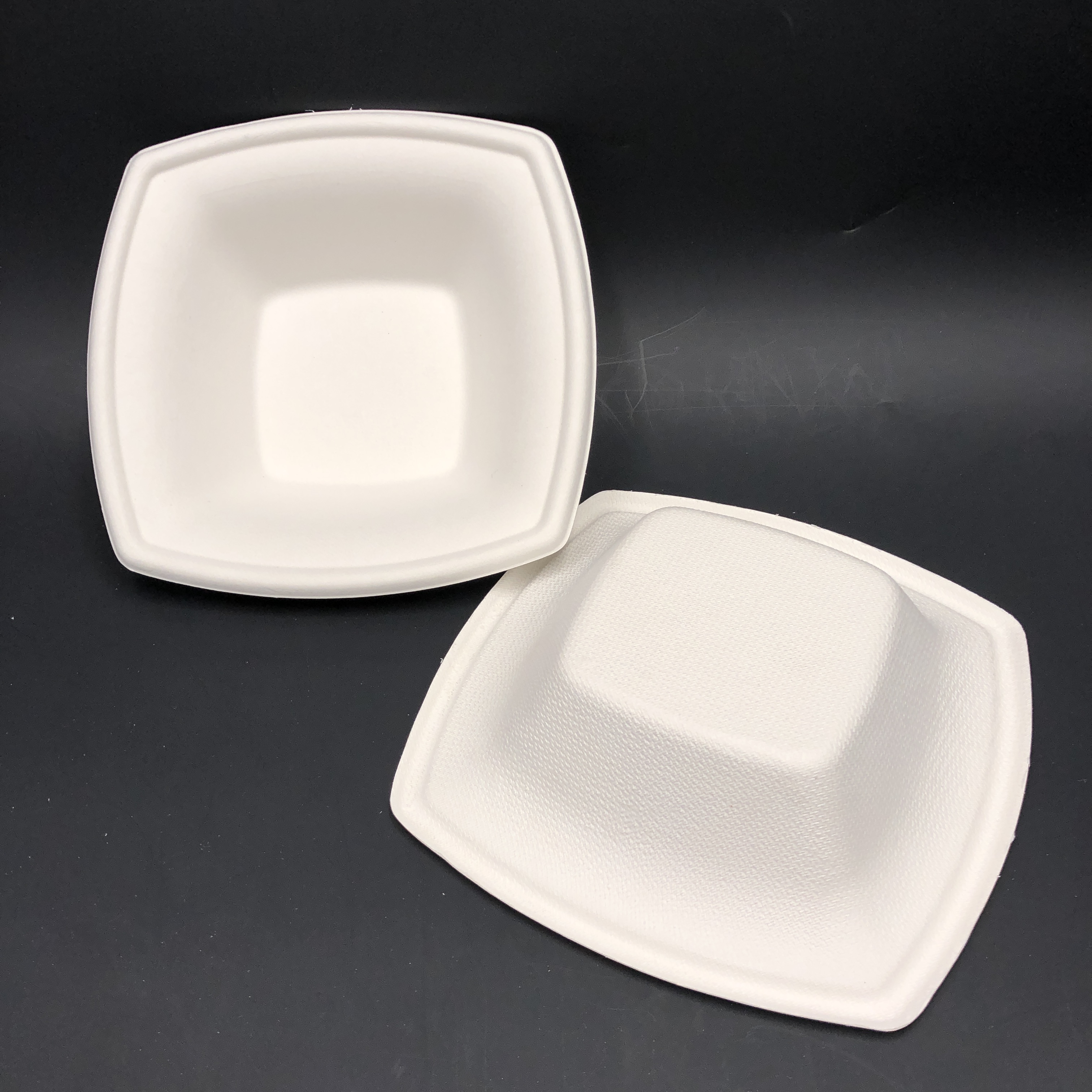 Reciclar tazón de sopa de pulpa de caña de azúcar