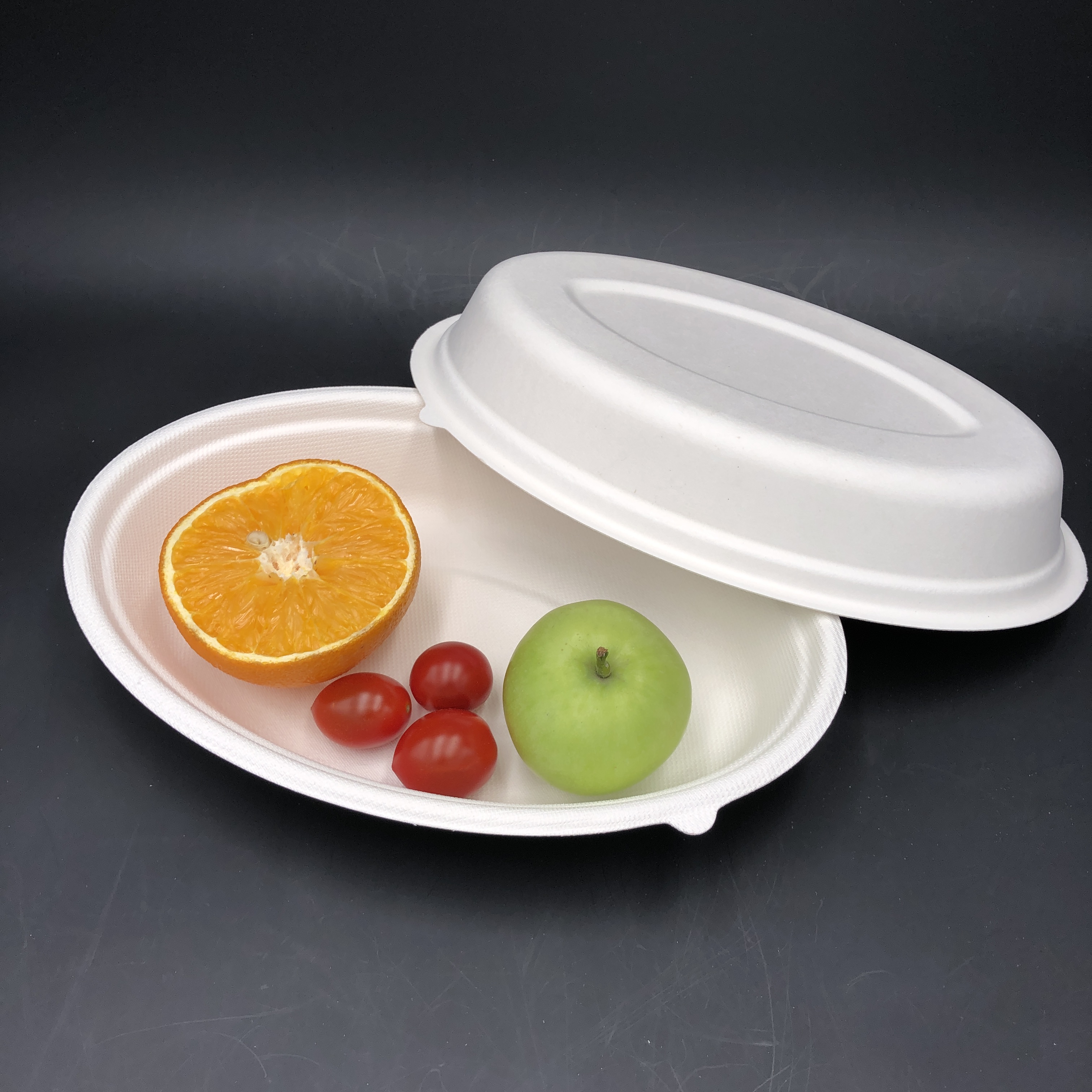 Tazón de comida compostable de 32 oz