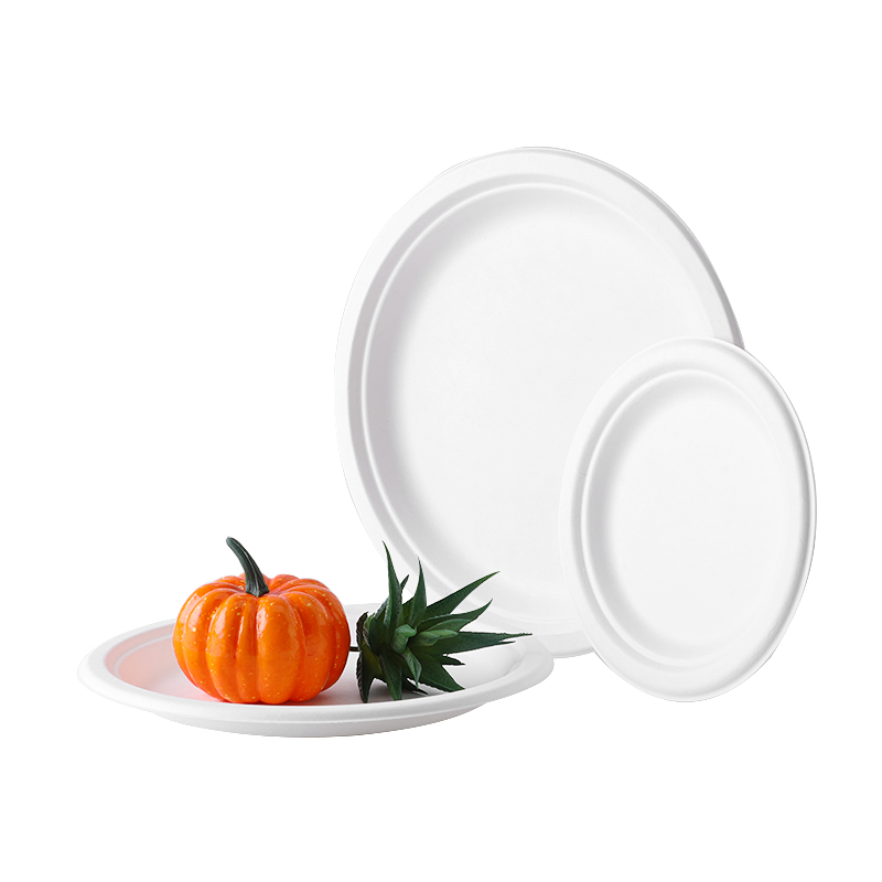 plato redondo compostable