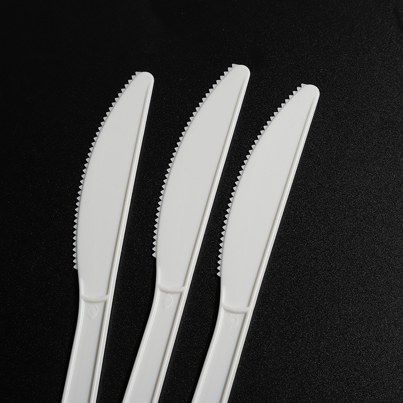 Cuchillo CPLA desechable ecológico de 7 pulgadas